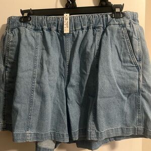 NWT Madewell plus denim shorts